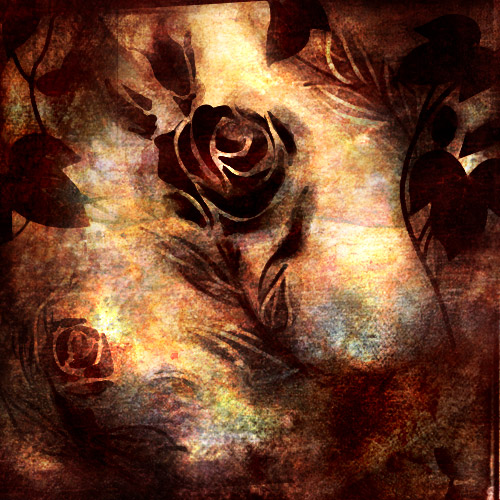 grungy rose